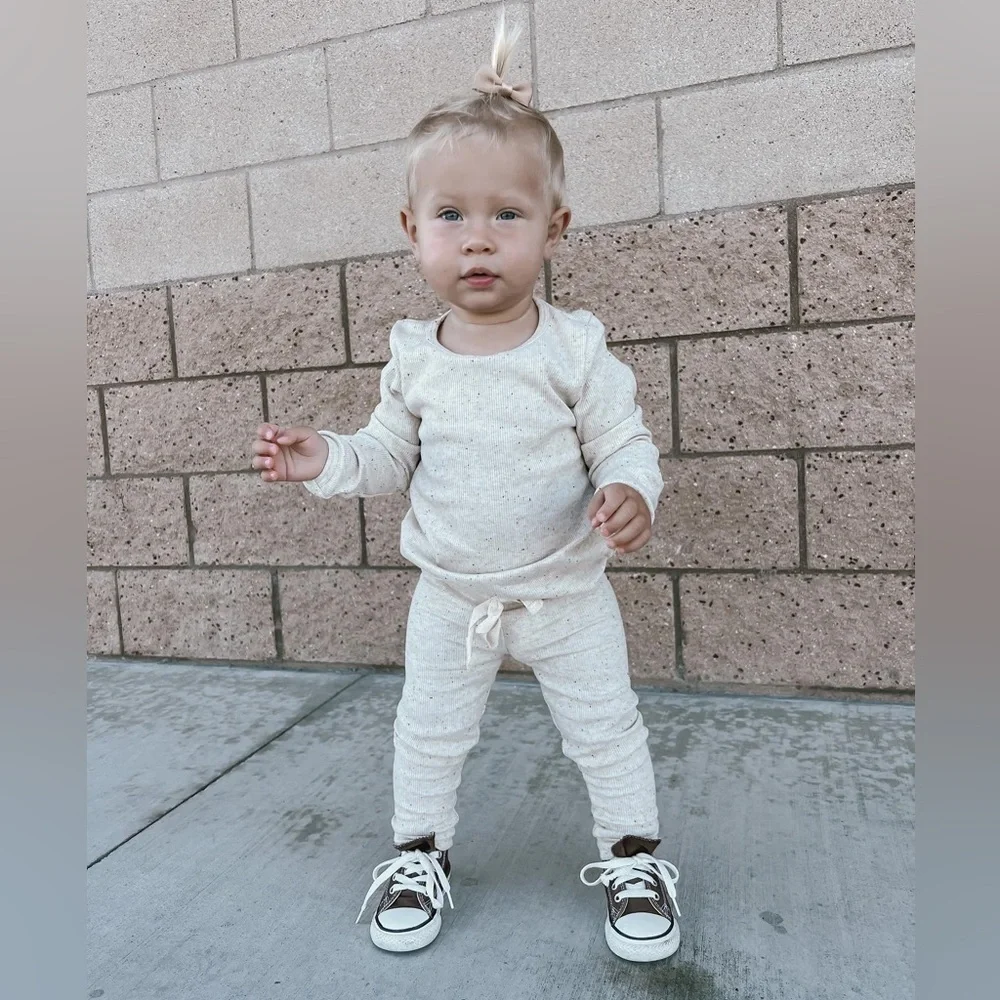 Clover + Bear Ribbed Set - Picture 4 of 5